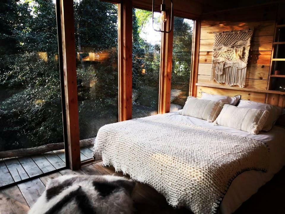 Coco Barn Wood Lodge Angresse Buitenkant foto